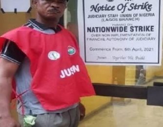 Judicial workers JUSUN strike