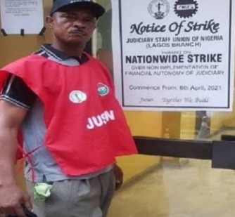 Judicial workers JUSUN strike