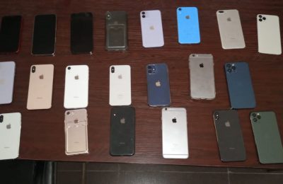 Operation Burst Raids Hide-Outs, Recovers 23 i-Phones from Suspect