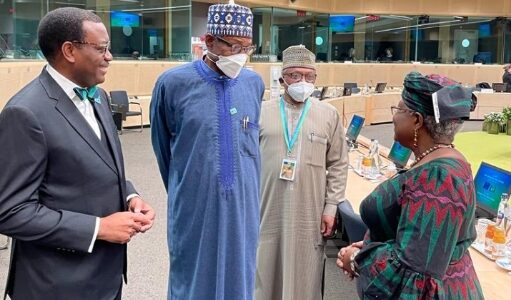 Buhari, Adesina and Okonjo-Iweala