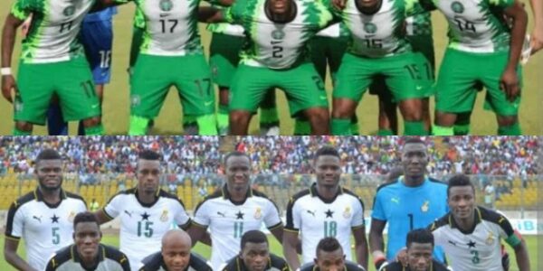 Nigerian Super Eagles and Black Stars of Ghana