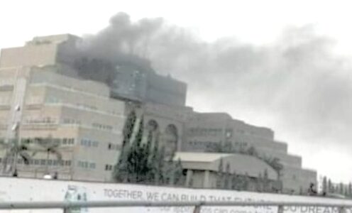 Explosion Ignites Fire Outbreak At Finance Ministry Building In Abuja