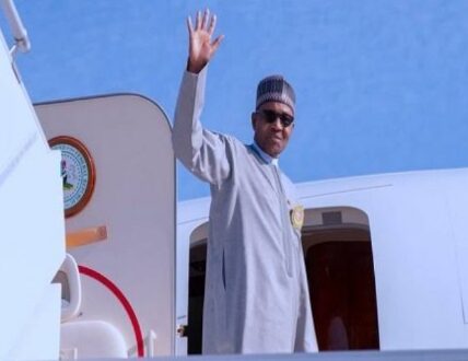 President Muhammadu Buhari Departs Nigeria