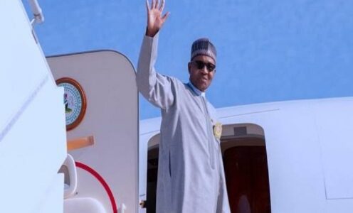 President Muhammadu Buhari Departs Nigeria