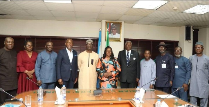 Chairman of International Chamber of Commerce (ICC), Global Customs and Trade Commission, Mr. Segun Olugboyegun and Executive Secretary and Chief Executive Officer of the Nigerian Shippers Council, Emmanuel Jime