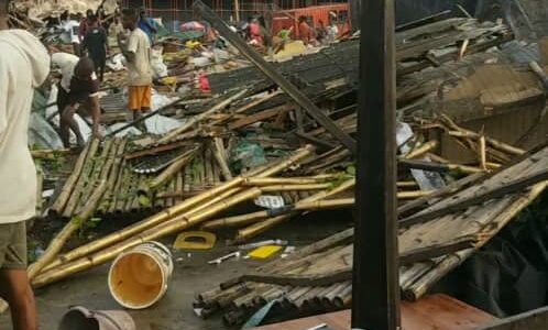 Lagos State Government Officials, Land Grabbers Demolish Ikota Market