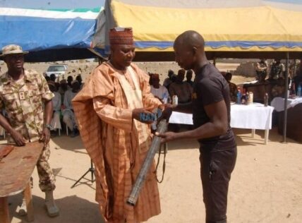 Army Trains 40 Security Guards To Protect IDPs Camp In Borno State of Nigeria