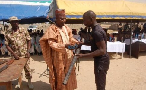Army Trains 40 Security Guards To Protect IDPs Camp In Borno State of Nigeria