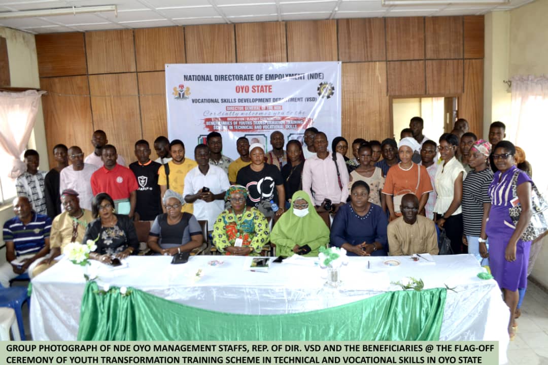 NDE Oyo State Trains 50 unemployed and unskilled youths