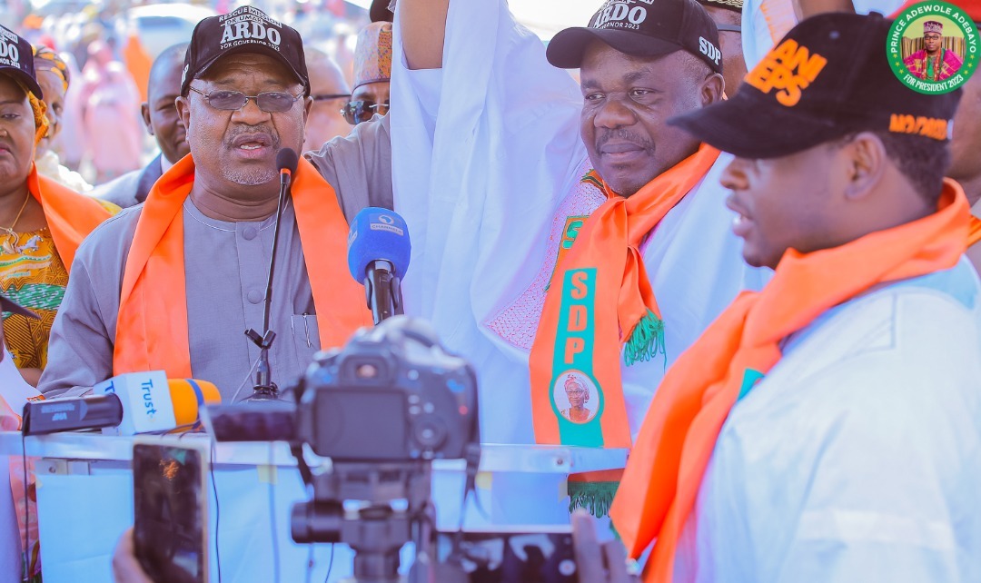 Prince Adewole Adebayo SDP Presidential Candidate Flags-off Campaign in Adamawa State in North East