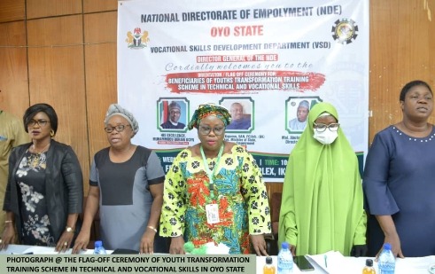 NDE Oyo State Trains 50 unemployed and unskilled youths