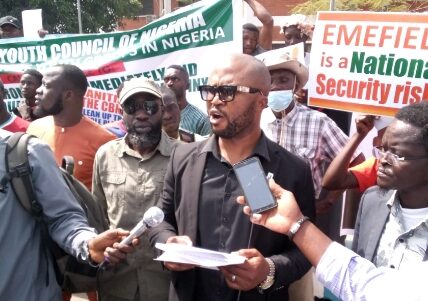 Protesting Youths Storm CBN Headquarters, Demand Emefiele’s Resignation