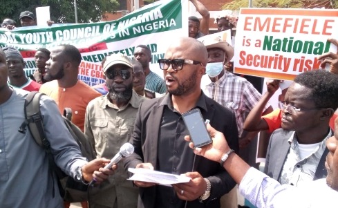 Protesting Youths Storm CBN Headquarters, Demand Emefiele’s Resignation