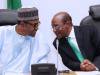 President Muhammadu Buhari And CBN Governor Godwin Emefiele