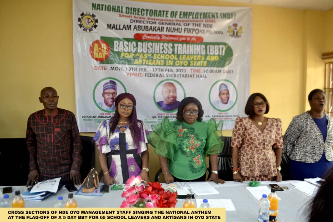 NDE Trains School Leavers, Artisans On How To Avert Business Failures 
