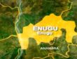 Enugu State map and armed kidnappers attacks