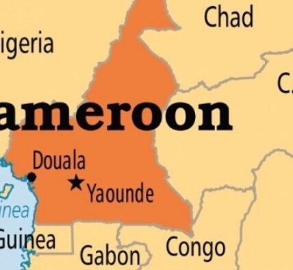 Cameroon map