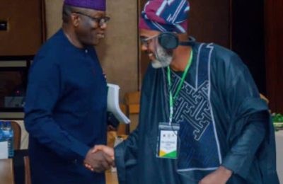 Kayode Fayemi and Kolade David Alabi