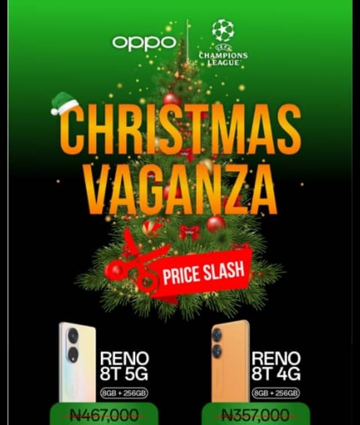 OPPO Slashes Phone Prices to Celebrate Yuletide Season with Customers