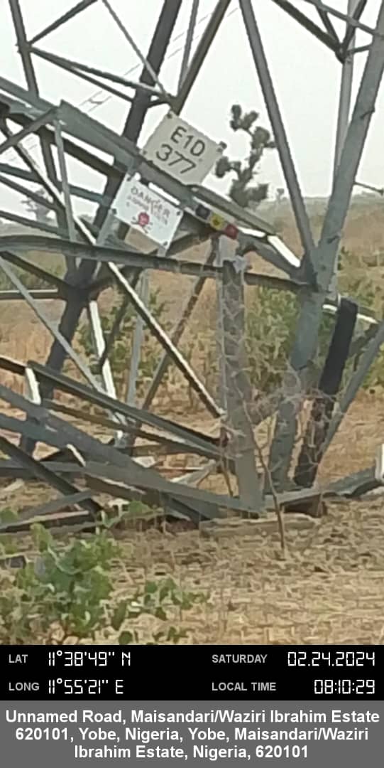 TCN Suffers Setback As Vandals Destroy Its Two 330kV Transmission Towers 
