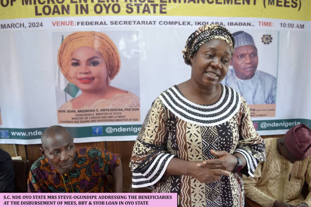 NDE Disburses N4.36 Million to Empower 106 Persons In Oyo