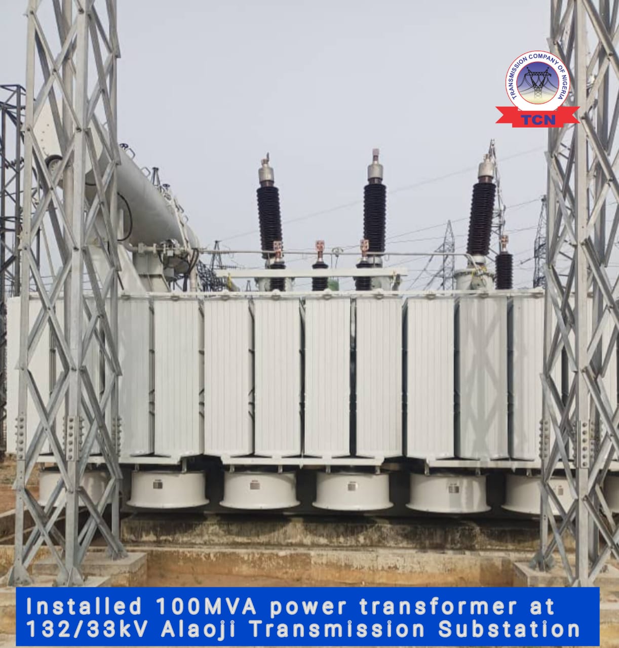 TCN Expands Regional Capacity, Increases Capacity of Port Harcourt Main Substation with 100MVA Transformer