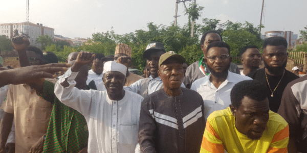 Pretesting Edo Labour Party Executives in Abuja on Peaceful Mission to INEC