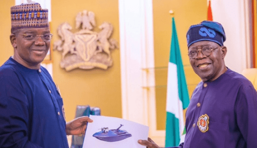 President Bola Tinubu and Minister of State for Defence, Dr Bello Muhammed Matawalle