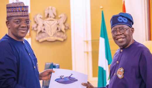 President Bola Tinubu and Minister of State for Defence, Dr Bello Muhammed Matawalle