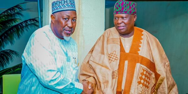 Plateau State Governor Visits Defence Minister Badaru Abubakar, Commends President Tinubu on Improved Security