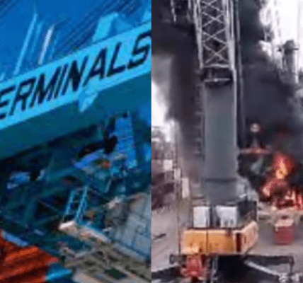 Fire At Lagos Port Terminal Disrupts Operations As Quick Response Averts Disaster