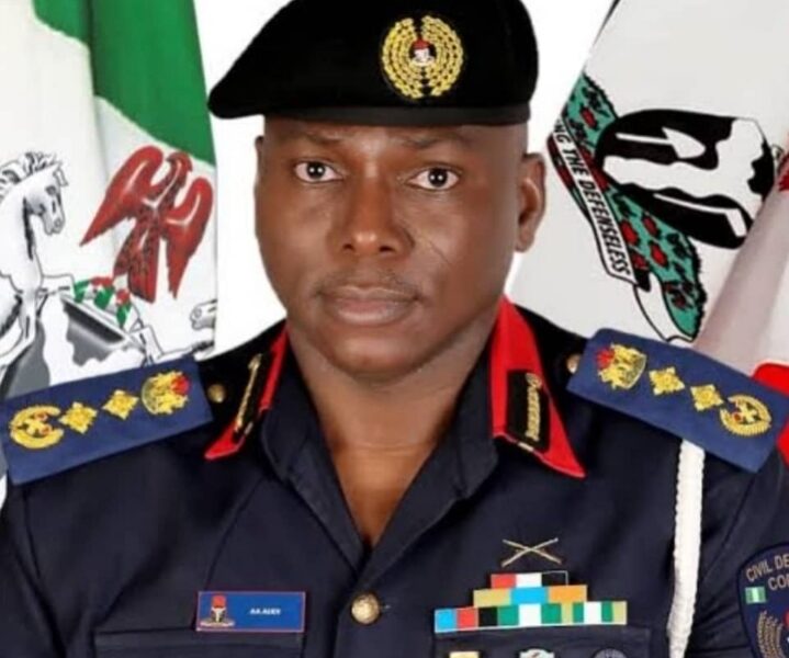 Dr. Abubakar Ahmed Audi, the Commandant-General of the Nigeria Security and Civil Defence Corps (NSCDC).