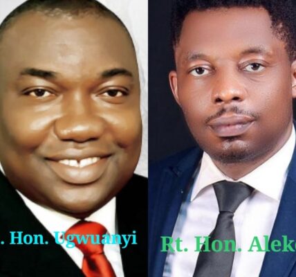 Former Governor Ifeanyi Ugwuanyi and Rt Hon Nnaemeka Aleke