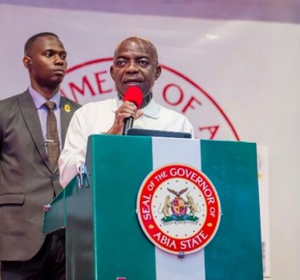 Governor of Abia State Dr Alex Otti
