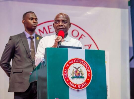 Governor of Abia State Dr Alex Otti
