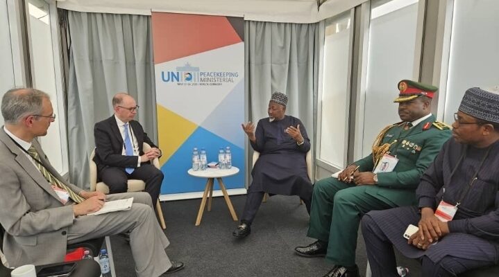Nigeria’s Defence Minister Badaru Participates in UN Peacekeeping Ministerial 2025 in Berlin