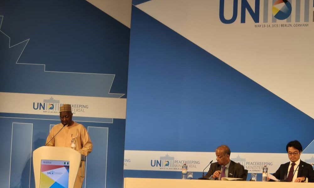 Nigeria Reaffirms Commitment To Global Peace And Security At UN Peacekeeping Ministerial 2025