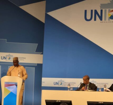 Nigeria Reaffirms Commitment To Global Peace And Security At UN Peacekeeping Ministerial 2025