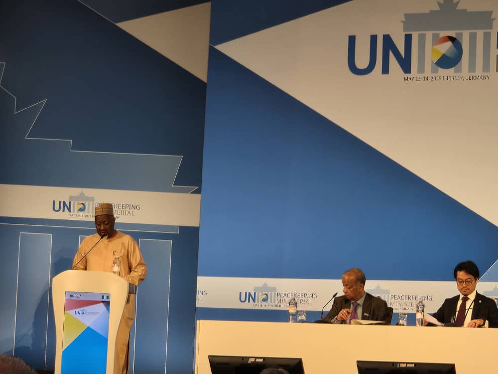 Nigeria Reaffirms Commitment To Global Peace And Security At UN Peacekeeping Ministerial 2025