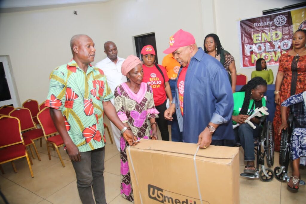 Rotary Club of Abuja Sapphire Empowers Polio Survivours with Wheelchairs, Renews Commitment to Global Polio Eradication