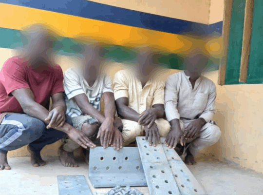 Mando–Jos transmission towers