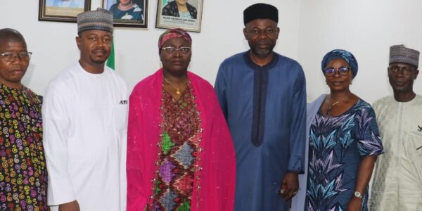 3rd Left- Executive Secretary FGSHLB, Hajiya Salamatu Ladi Ahmed, flanked on her left is Mr. S. Yahaya, Director, Operations, ICPC with other FGSHLB Management Staff.