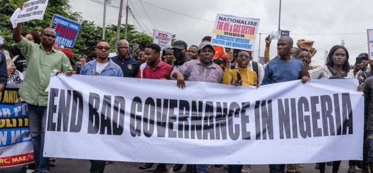 EndBadGovernance protesters