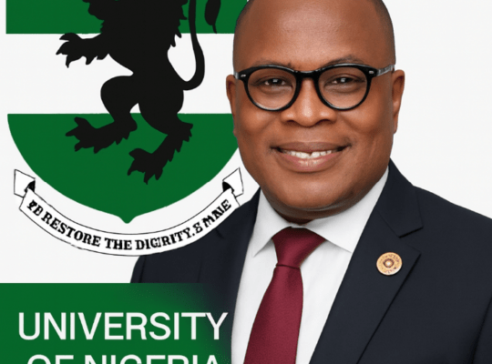 Vice Chancellor of the University of Nigeria Nsukka (UNN), Prof. Simon Uchenna Ortuanya