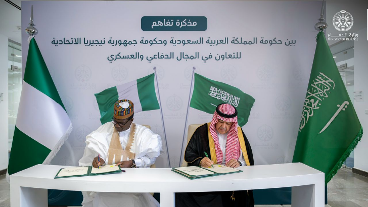 Nigeria Boosts Security Ties with Saudi Arabia in Historic Defence Pact