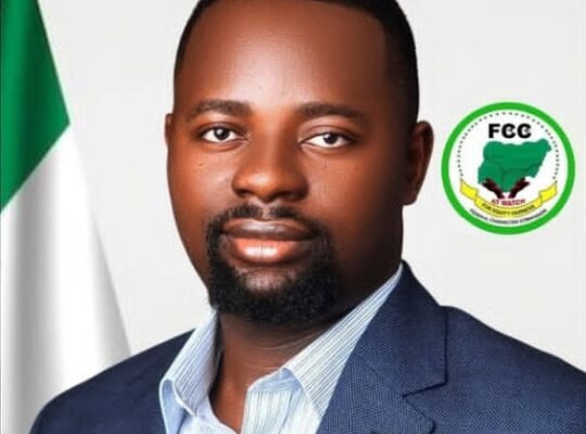 Federal Commissioner, Federal Character Commission (FCC), Peter Ogbonna Eze