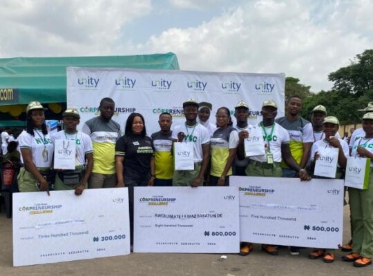 OAU, UNN, Other Fresh Graduates Win Big in Unity Bank Corpreneurship Challenge
