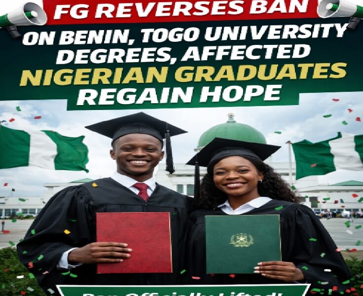 FG Reverses Ban on Benin, Togo University Degrees, Affected Nigerian Graduates Regain Hope