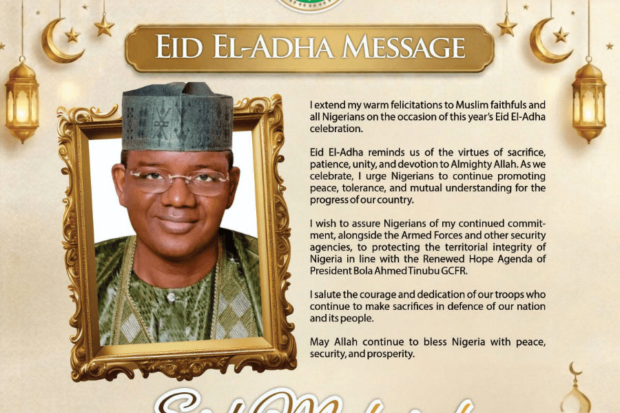 The Minister of State for Defence, Mohammed Bello Matawalle, has urged Nigerians to embrace unity, tolerance, and peaceful coexistence as Muslims across the country celebrate the Eid-El-Adha festival.