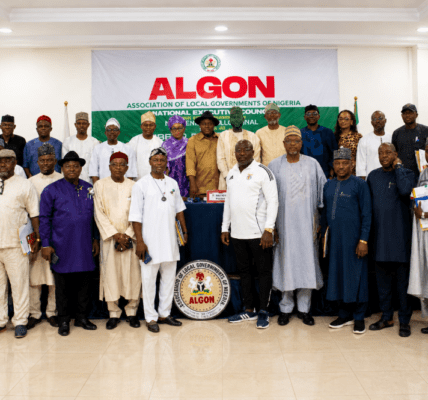 The Association of Local Governments of Nigeria (ALGON) has reaffirmed its political alignment with President Bola Ahmed Tinubu, endorsed disciplinary measures against erring members, and issued a strong warning against impersonation, following resolutions reached at its 54th (Expanded) National Executive Council (NEC) meeting held in Abuja.